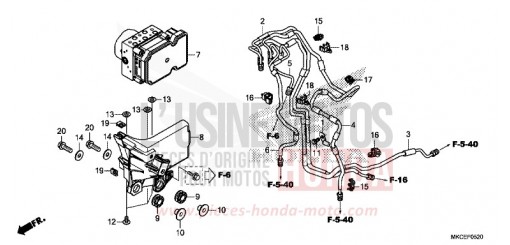 MODULATEUR ABS GL1800DAK de 2019
